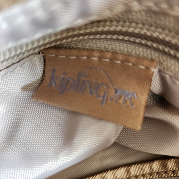 Kipling Sabian Mini Crossbody Bag in Sand Metallic - Picture 13 of 14